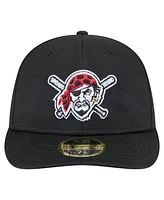 New Era Men's Black Pittsburgh Pirates 2025 Spring Training Low Profile 59FIFTY Fitted Hat