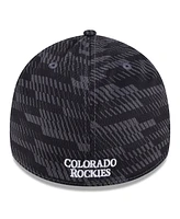 New Era Men's Colorado Rockies 2025 Mlb Clubhouse 39THIRTY Flex Hat