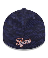 New Era Men's Navy/ Detroit Tigers 2025 Mlb Clubhouse 39THIRTY Flex Hat