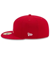 New Era Men's Red Los Angeles Angels 2025 Mlb Clubhouse 59FIFTY Fitted Hat