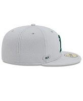 New Era Men's Gray Athletics 2025 Mlb Clubhouse 59FIFTY Fitted Hat