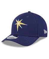 New Era Men's Navy Tampa Bay Rays 2025 Mlb Clubhouse 9FORTY M-Crown Adjustable Hat