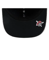 New Era Men's Gray Pittsburgh Pirates 2025 Mlb Clubhouse 9SEVENTY Stretch-Snap Hat