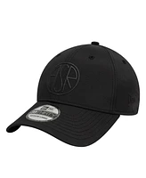 New Era Men's Black As Roma Puff Print 39THIRTY Fitted Hat
