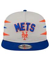 New Era Men's Cream New York Mets Iron Golfer Snapback Hat