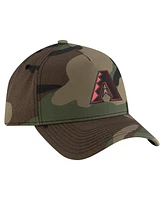 New Era Men's Camo Arizona Diamondbacks Woodland Team Pop 9FORTY A-Frame Adjustable Hat