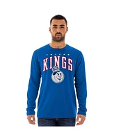 New Era Men's Blue Sacramento Kings 2024/25 City Edition Long Sleeve T-Shirt