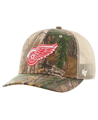 '47 Brand Men's Realtree Camo Detroit Red Wings Logo Trucker Adjustable Hat