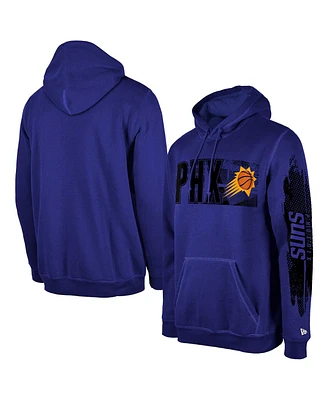 New Era Men's Phoenix Suns Purple Tip-Off Collection Pullover Hoodie