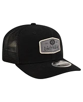 New Era Men's Black Atlanta United Fc Labeled 9SEVENTY Trucker Stretch-Snap Adjustable Hat