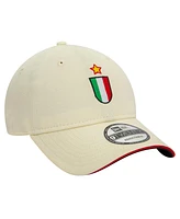 New Era Men's Cream Ac Milan 1993 9TWENTY Adjustable Hat