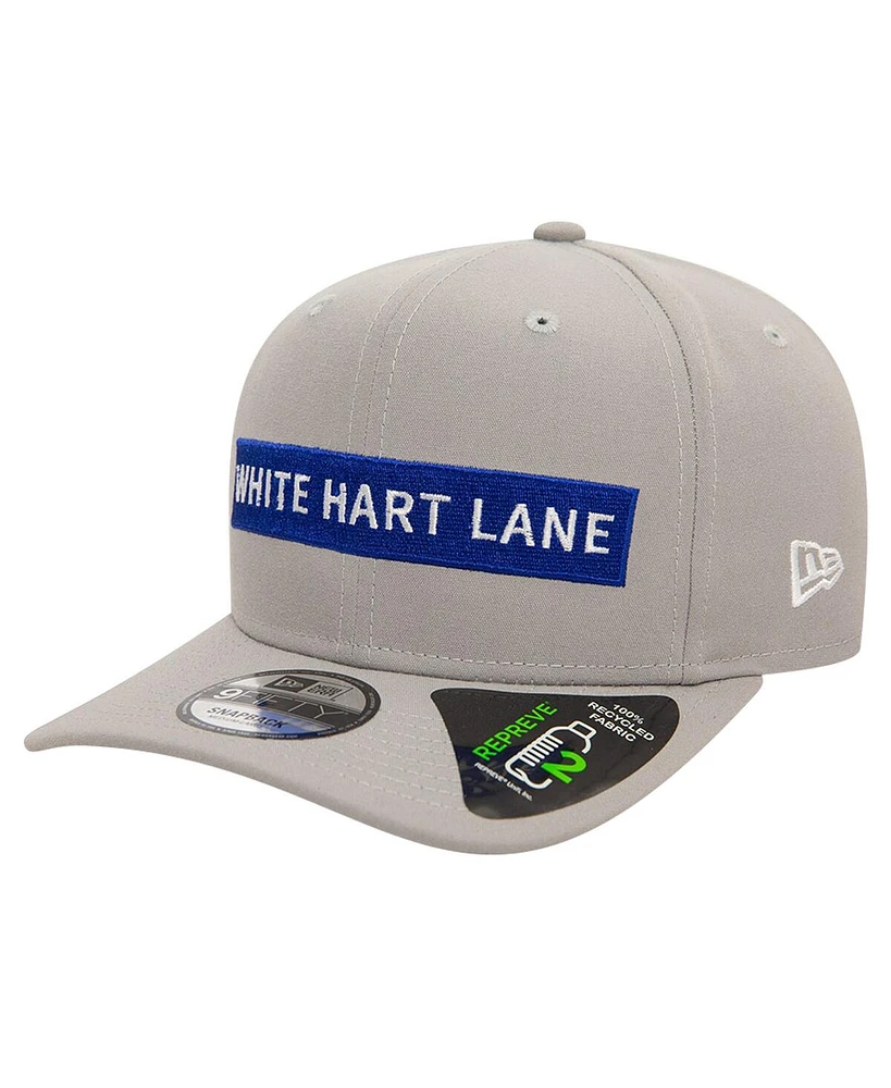 New Era Men's Gray Tottenham Hotspur White Hart Lane 9FIFTY Original Fit Snapback Hat