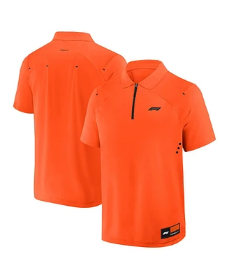 Formula 1 Men's Orange Merchandise Tech Polo Shirt