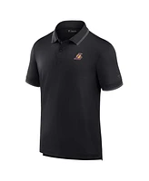 Fanatics Men's Black Los Angeles Lakers Front Office Polo Shirt