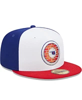 New Era Men's White/Red Oklahoma City Dodgers Marvel x Minor League 59FIFTY Fitted Hat