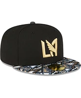 New Era Men's Black Lafc Element Tech Pack 59FIFTY Fitted Hat