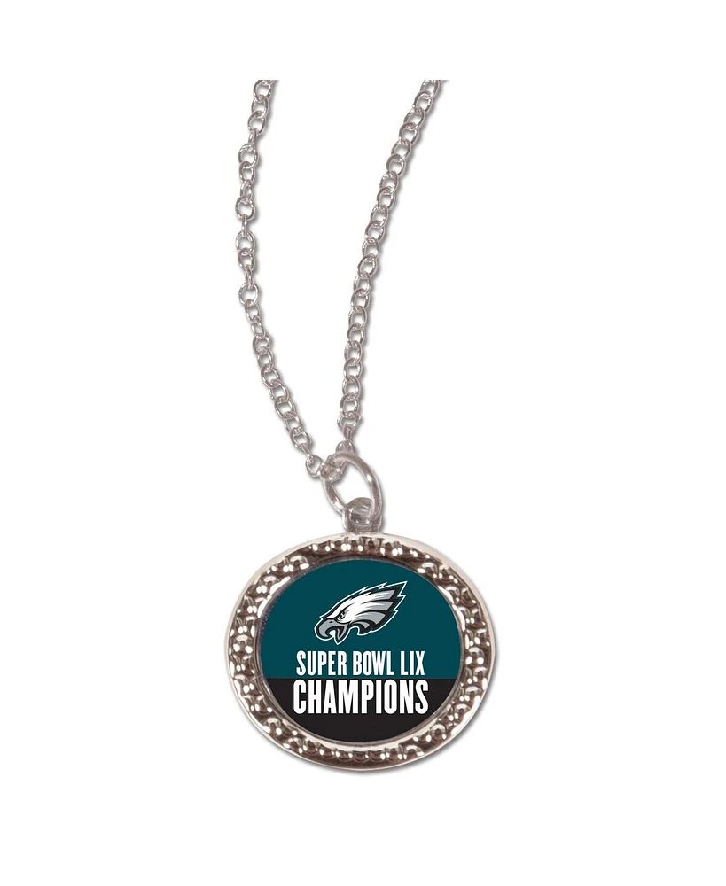 Wincraft Women's Philadelphia Eagles Super Bowl Lix Champions Round Logo Necklace