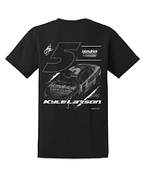 Hendrick Motorsports Team Collection Men's Black Kyle Larson Tonal Tri-Blend T-Shirt