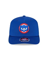 New Era Men's Royal Chicago Cubs 2025 Batting Practice 9SEVENTY Stretch-Snap Trucker Hat