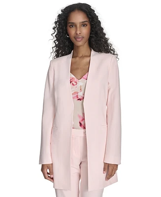 Calvin Klein Women's Open-Front Long-Sleeve Blazer