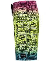 Hurley Big Boys Squiggle-Print Board Shorts