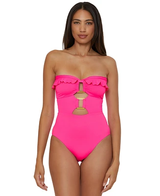 Soluna Women's Buckle-Up Convertible One-Piece Swimsuit
