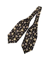 Elizabetta Men's Gilded Keeper - Silk Ascot Cravat Tie for Men