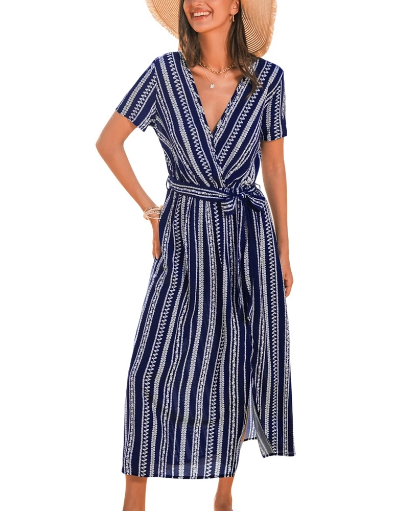 Cupshe Women's Wanderer Boho Maxi Beach Dress