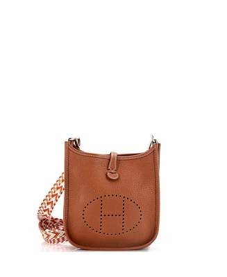 Pre-Owned Hermes Tpm Evelyne Bag Gen Iii Clemence