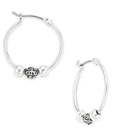 Lauren Ralph Lauren Beaded Hoop Earrings