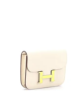 Pre-Owned Hermes Constance Slim Wallet Epsom