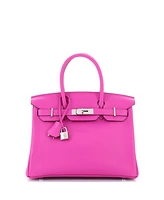 Pre-Owned HERMES Birkin Handbag Novillo with Palladium Hardware