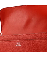 Pre-Owned Hermes Long Constance Wallet Evercolor