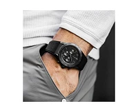 Vincero Men's Rogue Chronograph Watch Gunmetal with Red Accents & Silicone Strap