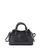 Pre-Owned Balenciaga Mini City Classic Studs Bag Leather