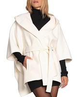 Belle & Bloom Women's Jacksons Landing Wool Blend Cape Coat
