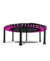 Leaps and Rebounds Fitness Trampoline, 40-inch or 48-inch |Adults and Kids Rebounder for Indoor and Outdoor, Up to 270 lbs | Lifetime Warranty | Low I