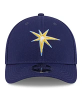 New Era Men's Navy Tampa Bay Rays 2025 Mlb Clubhouse 9FORTY M-Crown Adjustable Hat