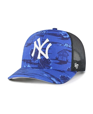 '47 Brand Men's Blue New York Yankees Fiji Trucker Adjustable Hat