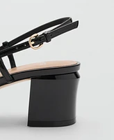 Mango Women's Link Detail Heeled Shoes