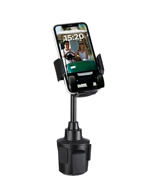 Kemimoto Car Cup Holder Phone Mount 360° Adjustable Cell Phone Holder Compatible with Car, Golf Cart, Truck, Atv