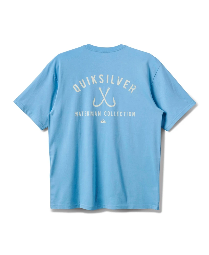 Quiksilver Waterman Men's Bait Shop Screen T-Shirt