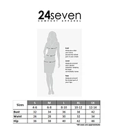 24seven Comfort Apparel Women's Elastic Waist A Line Maxi Skirt