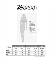 24seven Comfort Apparel Women's Pink and Brown Print Scoop Neck A Line Sleeveless Maxi Dress