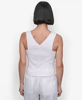 Dkny Women's Button-Front Vest