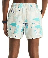 Nautica Men's Blue Tint Swim Trunks