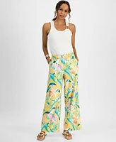 I.n.c. International Concepts Petite Wide-Leg Pull-On Pants, Exclusively at Macy's