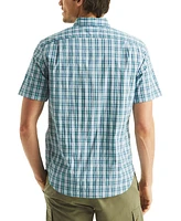 Nautica Men's Classic-Fit Stretch Plaid Button-Down Shirt