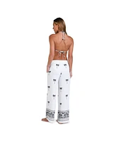 Sunshine 79 Women's Cover Up Swim Ivory Coast Beach Pant