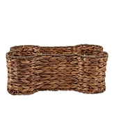 Bone Dry Hyacinth Shape Pet Storage Basket